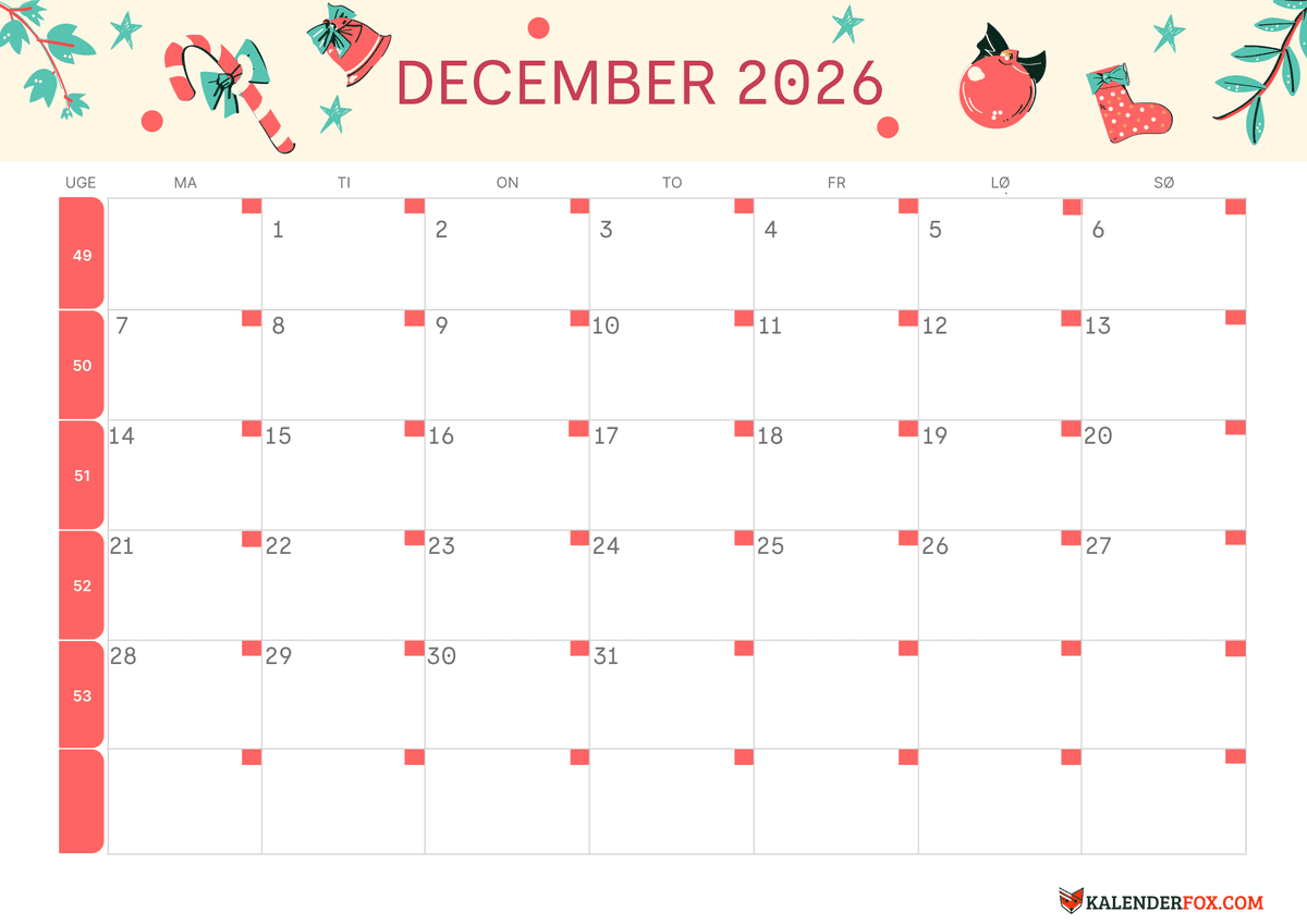 December-kalender juletema 3