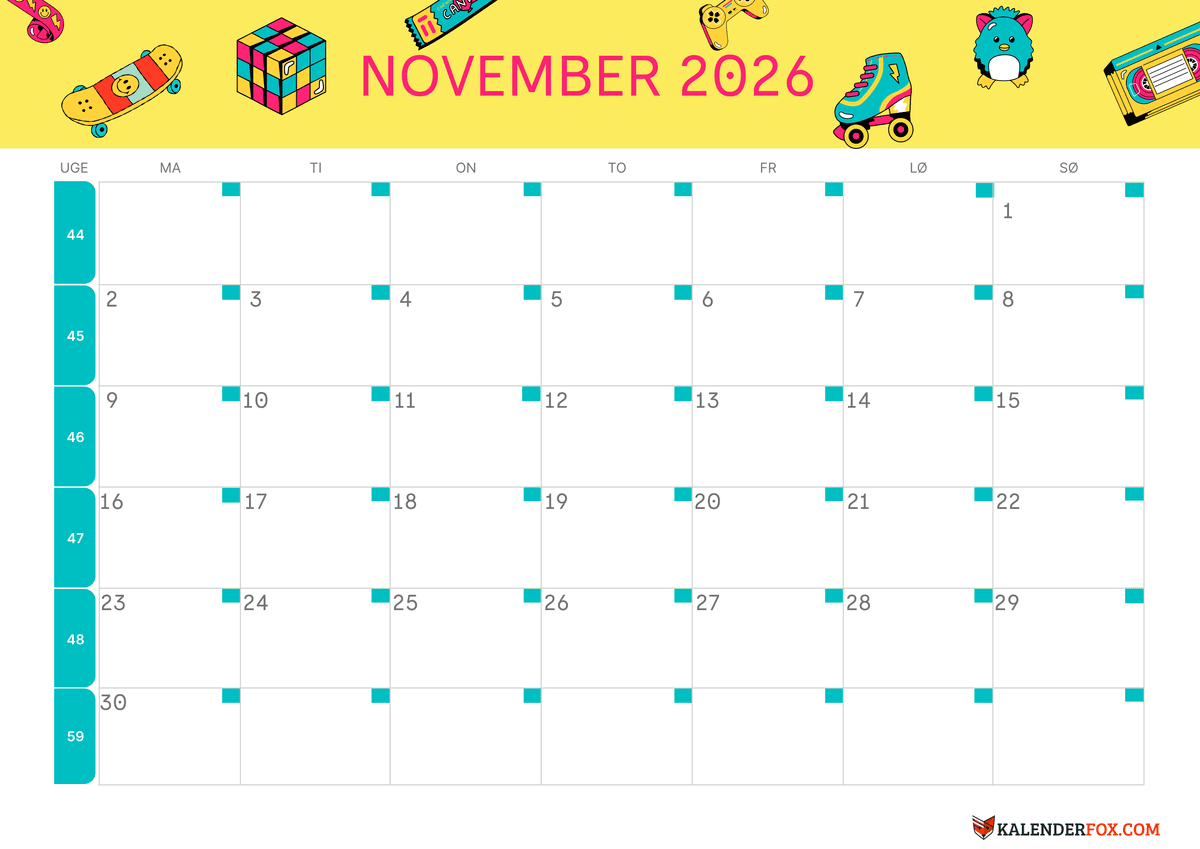 November-kalender børnetema 4